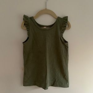 Olive green tank top